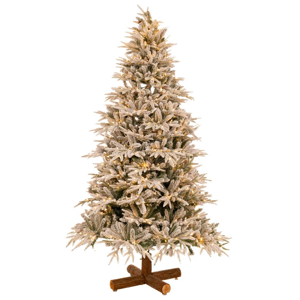 Δέντρο Pre-lit snowy Jersey Pine 210cm 800 LED θερμό και πολύχρωμο Δέντρο Pre-lit snowy Jersey Pine 210cm 800 LED θερμό και πολύχρωμο