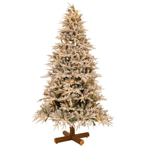 Δέντρο Pre-lit snowy Jersey Pine 210cm 800 LED θερμό και πολύχρωμο