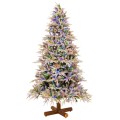 Δέντρο Pre-lit snowy Jersey Pine 210cm 800 LED θερμό και πολύχρωμο Δέντρο Pre-lit snowy Jersey Pine 210cm 800 LED θερμό και πολύχρωμο