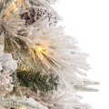 Δέντρο "Pre-lit snowy wonderland" 240cm (PE) με 450 LED λευκά ζεστά λαμπάκια 8 προγραμμάτων Δέντρο "Pre-lit snowy wonderland" 240cm (PE) με 450 LED λευκά ζεστά λαμπάκια 8 προγραμμάτων