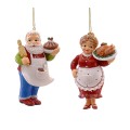 Στολίδι Mr and Mrs Santa μ΄άγειρες resin 10,80εκ σε δύο σχέδια Στολίδι Mr and Mrs Santa μ΄άγειρες resin 10,80εκ σε δύο σχέδια