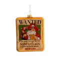 Στολίδι γυάλινο «wanted» σε 3 σχέδια 11,40εκ Στολίδι γυάλινο «wanted» σε 3 σχέδια 11,40εκ