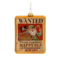 Στολίδι γυάλινο «wanted» σε 3 σχέδια 11,40εκ Στολίδι γυάλινο «wanted» σε 3 σχέδια 11,40εκ