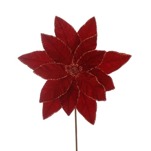 Kόκκινο λουλούδι poinsetia 45εκ