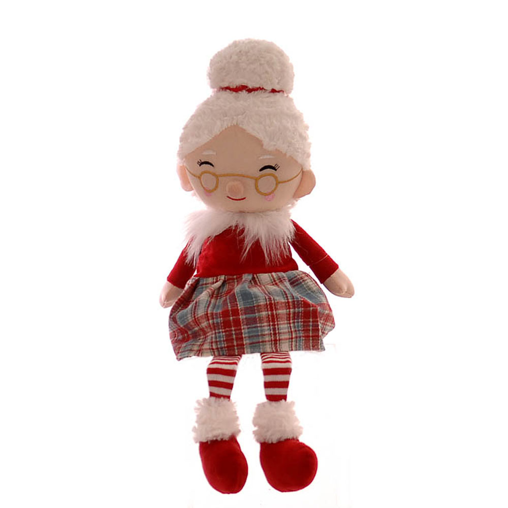 Διακοσμητικές φιγούρες Mr&Mrs Claus που κάθονται 66εκ Διακοσμητικές φιγούρες Mr&Mrs Claus που κάθονται 66εκ