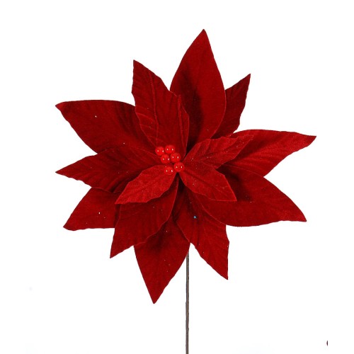 Κόκκινο λουλούδι poinsetia 35εκ