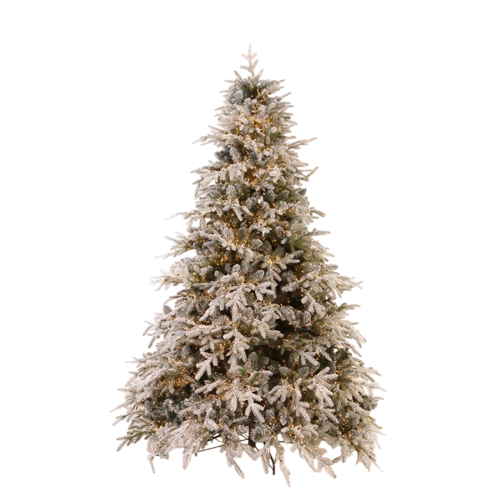 Δέντρο Flocked Light Tree 210cm 6000 LED θερμό Δέντρο Flocked Light Tree 210cm 6000 LED θερμό