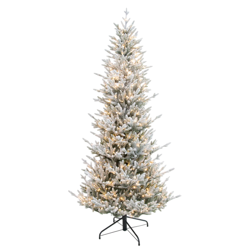 Δέντρο Norway Pencil Flocked 210cm 340 led Δέντρο Norway Pencil Flocked 210cm 340 led