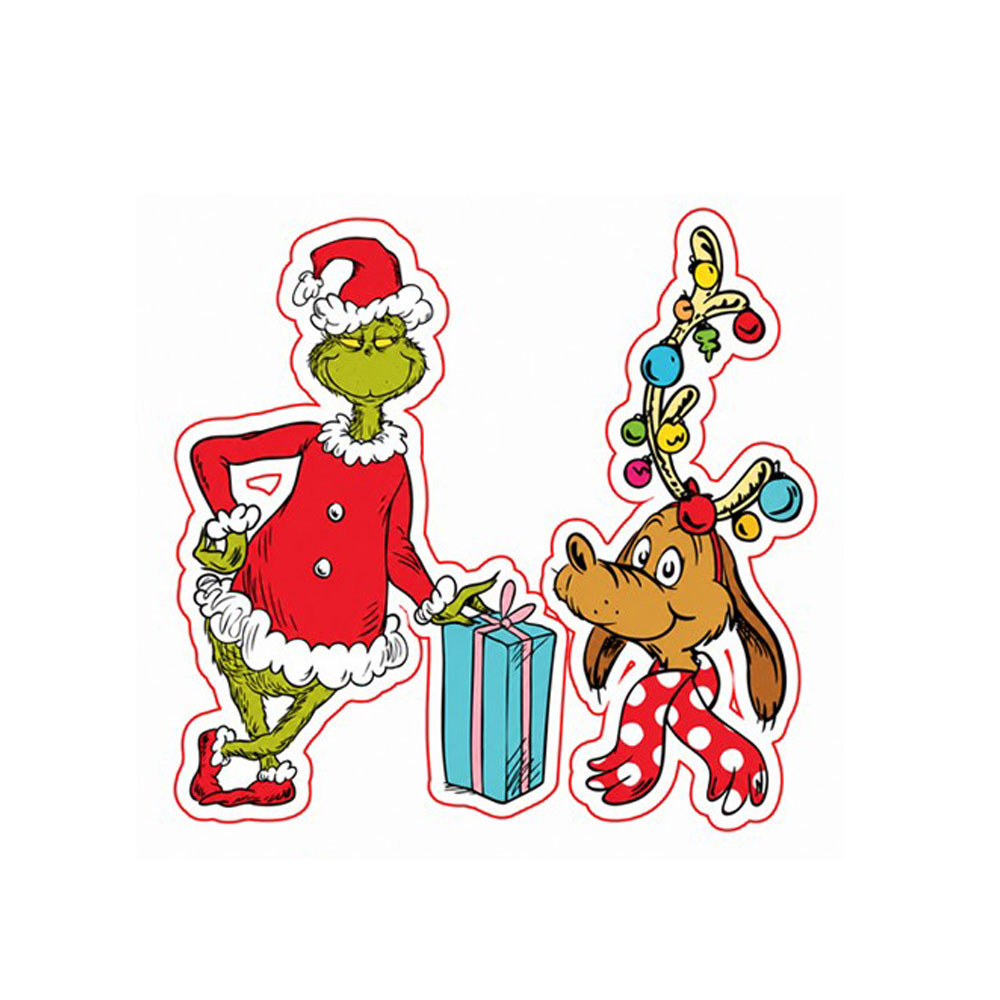 Διακοσμητικά αυτοκόλλητα gel Παραθύρου Grinch σε 4 σχέδια 24.5εκ Διακοσμητικά αυτοκόλλητα gel Παραθύρου Grinch σε 4 σχέδια 24.5εκ