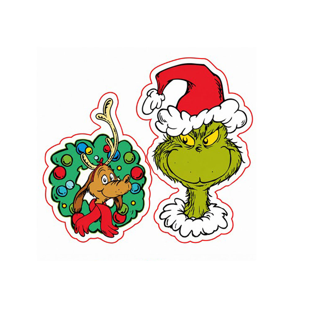 Διακοσμητικά αυτοκόλλητα gel Παραθύρου Grinch σε 4 σχέδια 24.5εκ Διακοσμητικά αυτοκόλλητα gel Παραθύρου Grinch σε 4 σχέδια 24.5εκ