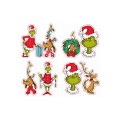 Διακοσμητικά αυτοκόλλητα gel Παραθύρου Grinch σε 4 σχέδια 24.5εκ Διακοσμητικά αυτοκόλλητα gel Παραθύρου Grinch σε 4 σχέδια 24.5εκ