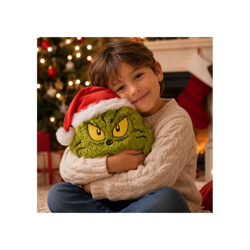 Λούτρινο ''Grinch'' μαξιλάρι 32εκ