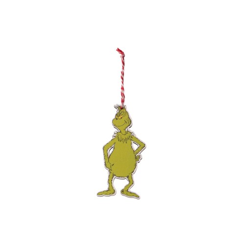 Ξύλινο Στολίδι Grinch Χαμογελαστός 13εκ Ξύλινο Στολίδι Grinch Χαμογελαστός 13εκ