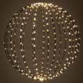 Μαύρη μεταλλική μπάλα Φ60εκ με 400LED λαμπάκια λευκό/θερμό Μαύρη μεταλλική μπάλα Φ60εκ με 400LED λαμπάκια λευκό/θερμό