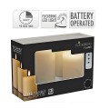 Σετ/3 κεριά led 7.5x10cm-12.5cm-15cm control & timer, εκρού Σετ/3 κεριά led 7.5x10cm-12.5cm-15cm control & timer, εκρού