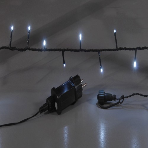 500Led Λαμπάκια Με Πρόγραμμα,Επέκταση ,Πράσινο καλώδιο με Ψυχρό φως(του πάγου)