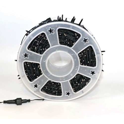 500Led Λαμπάκια Με Πρόγραμμα και Επέκταση, Πράσινο καλώδιο θερμό φως.