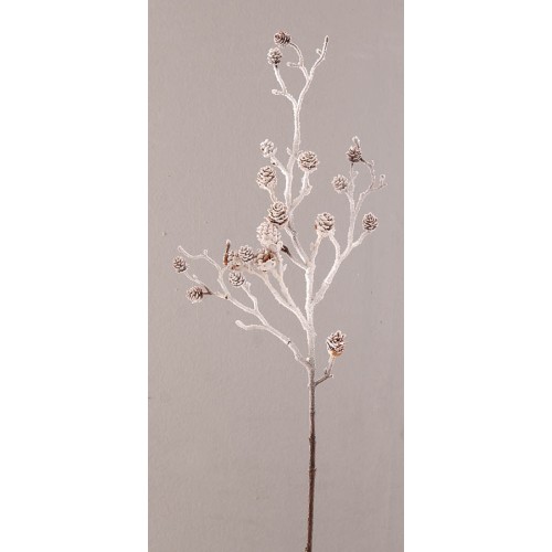 Κλαδί χιονισμένο με berries 79εκ