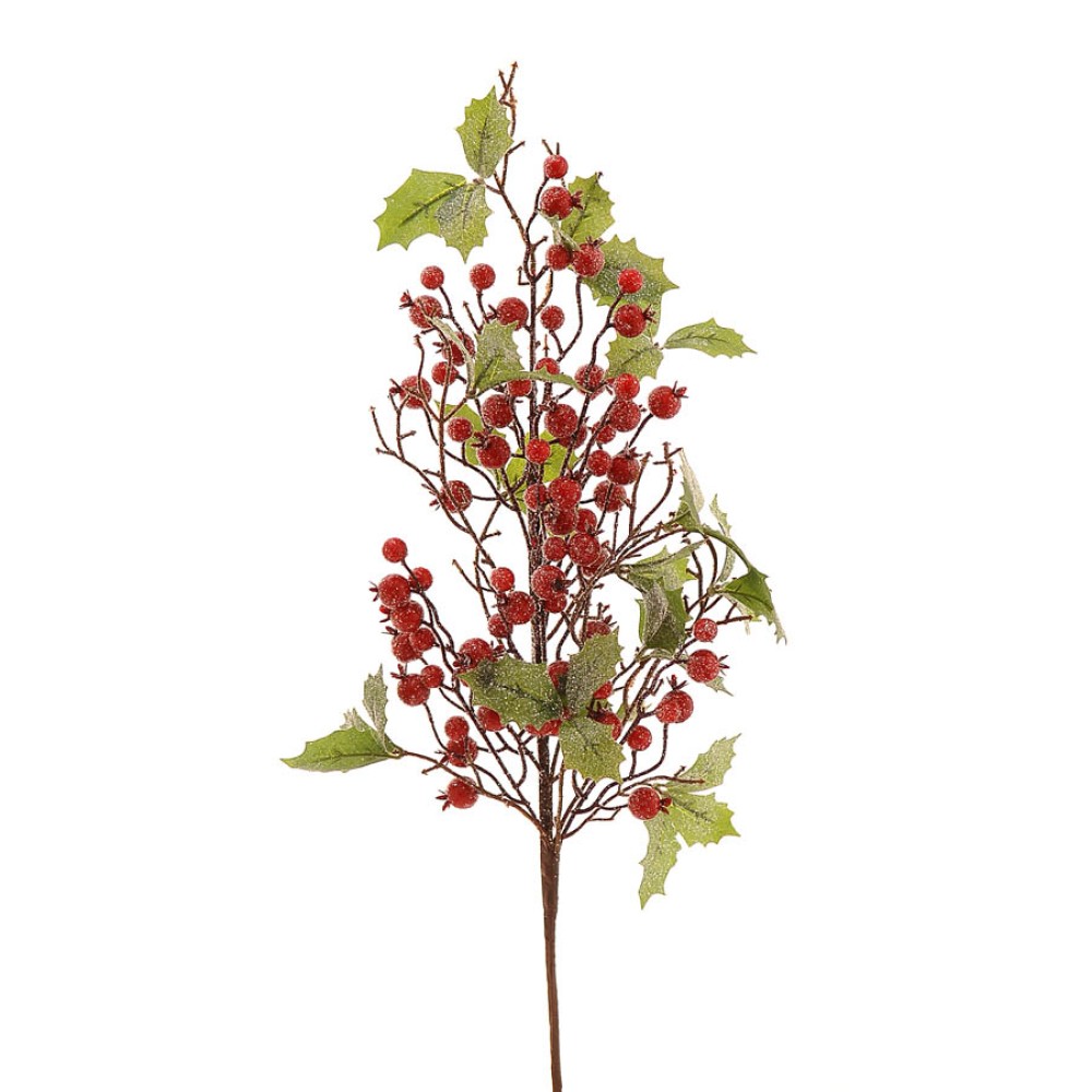 Κλαδί με berries και φύλλα 76εκ Κλαδί με berries και φύλλα 76εκ