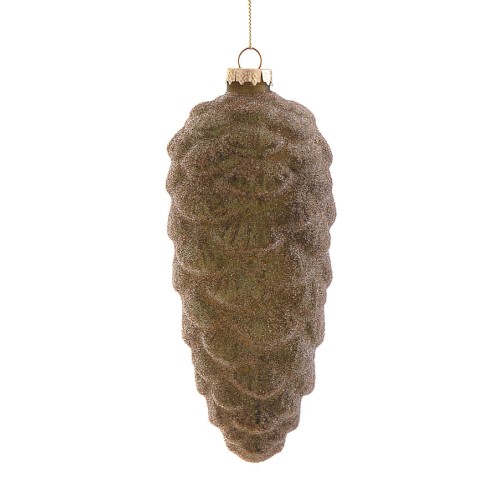 Στολίδι κουκουνάρι γυάλινο 16,50cm