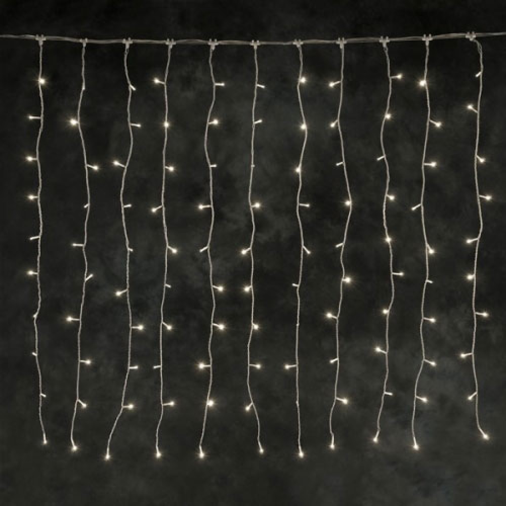 300 Λαμπάκια κουρτίνα 3x1m soft λευκό φως (2500-3000kelvin) με επέκταση και πρόγραμμα διάφανο καλώδιο. 300 Λαμπάκια κουρτίνα 3x1m soft λευκό φως (2500-3000kelvin) με επέκταση και πρόγραμμα διάφανο καλώδιο.