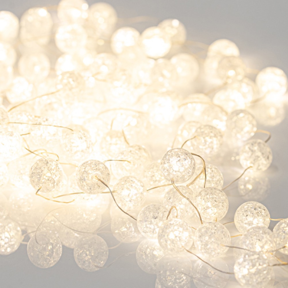 100 Λαμπάκια led ακρυλικές μπαλίτσες σύρμα χαλκού θερμό φως 2εκ 100 Λαμπάκια led ακρυλικές μπαλίτσες σύρμα χαλκού θερμό φως 2εκ