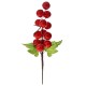Κλαδί χριστουγεννιάτικο πικ με κόκκινα berries 23εκ