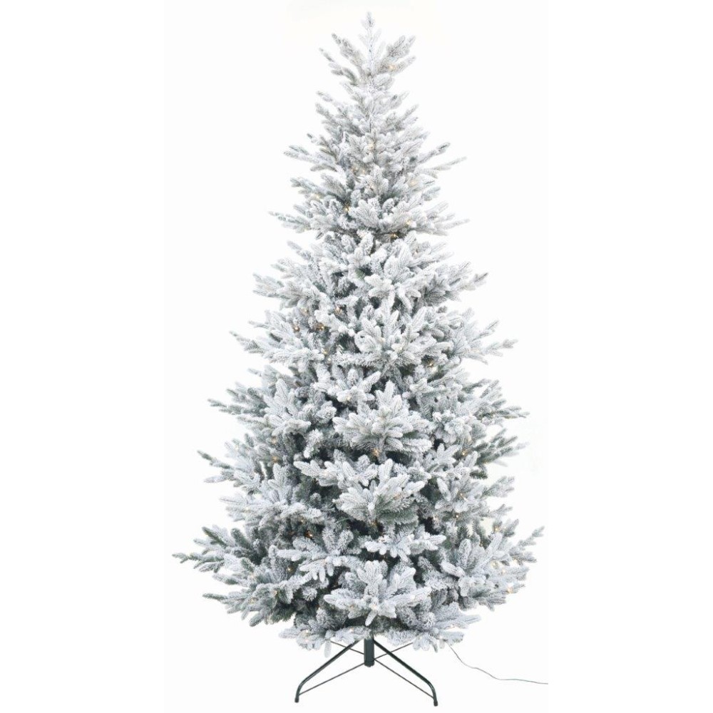 Δέντρο Argentina Flocked 240cm με 450 λευκά led Δέντρο Argentina Flocked 240cm με 450 λευκά led