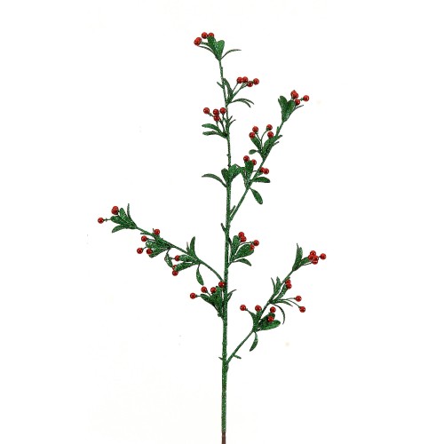 Κλαδί με berries γκλίτερ 99εκ Κλαδί με berries γκλίτερ 99εκ