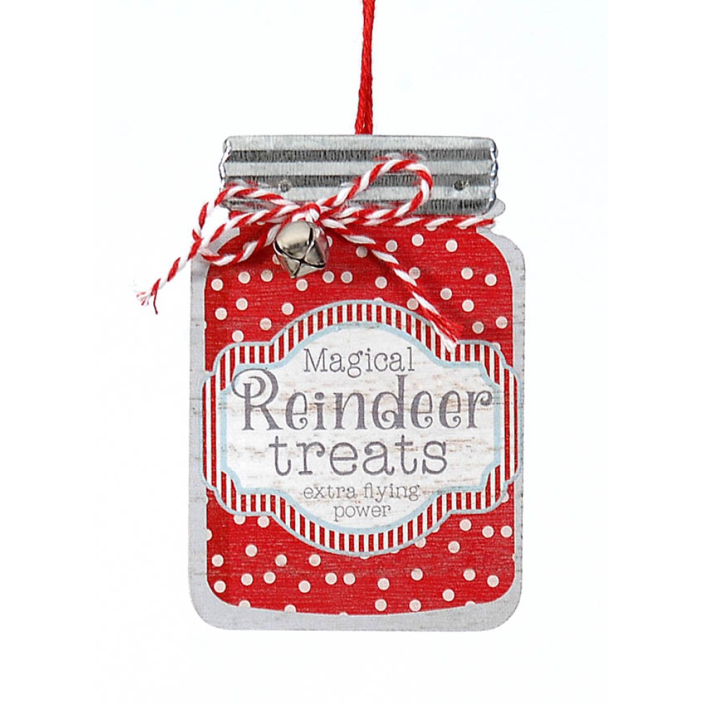 Στολίδι πλακέ βάζο Reindeer Treats 7εκ Στολίδι πλακέ βάζο Reindeer Treats 7εκ