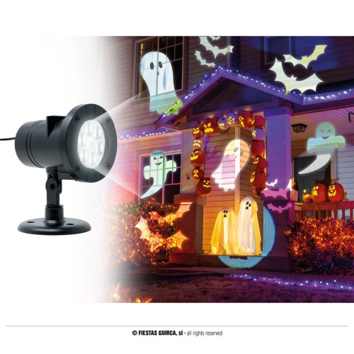 Προτζέκτορας Halloween με φιγούρες εξωτερικού χώρου, LED