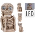 Διακοσμητικό Halloween Skeleton με Led μάτια 20εκ. Διακοσμητικό Halloween Skeleton με Led μάτια 20εκ.