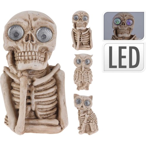 Διακοσμητικό Halloween Skeleton με Led μάτια 20εκ. Διακοσμητικό Halloween Skeleton με Led μάτια 20εκ.