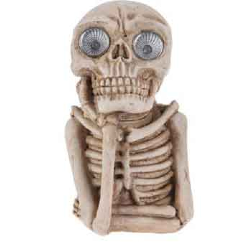 Διακοσμητικό Halloween Skeleton με Led μάτια 20εκ. Διακοσμητικό Halloween Skeleton με Led μάτια 20εκ.
