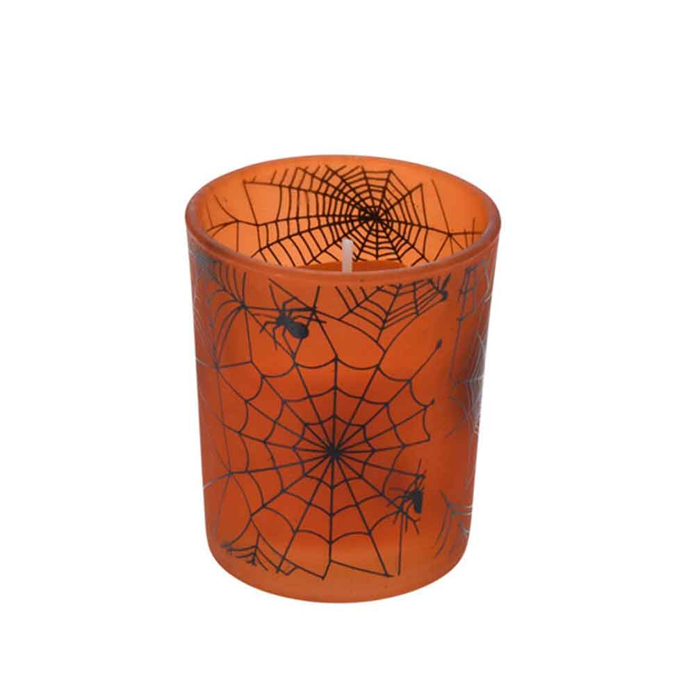 Κερί σε γυάλινο ποτήρι Halloween 2 σχέδια. Κερί σε γυάλινο ποτήρι Halloween 2 σχέδια.