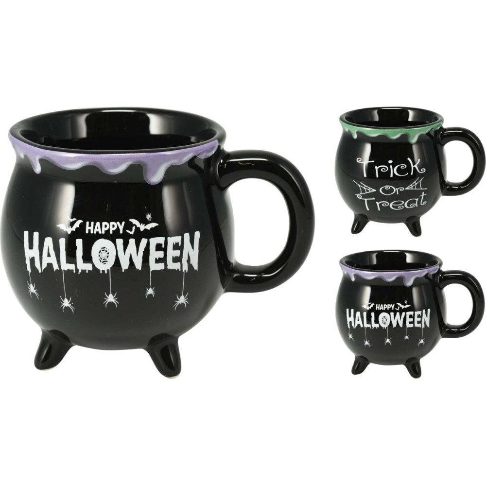 Κούπα κεραμική Τσουκάλι Halloween σε 2 σχέδια. Κούπα κεραμική Τσουκάλι Halloween σε 2 σχέδια.