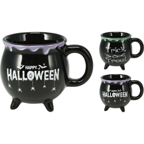 Κούπα κεραμική Τσουκάλι Halloween σε 2 σχέδια. Κούπα κεραμική Τσουκάλι Halloween σε 2 σχέδια.