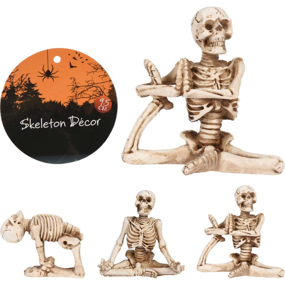 Σκελετός Yoga Halloween 9.5x9cm 3 σχέδια.