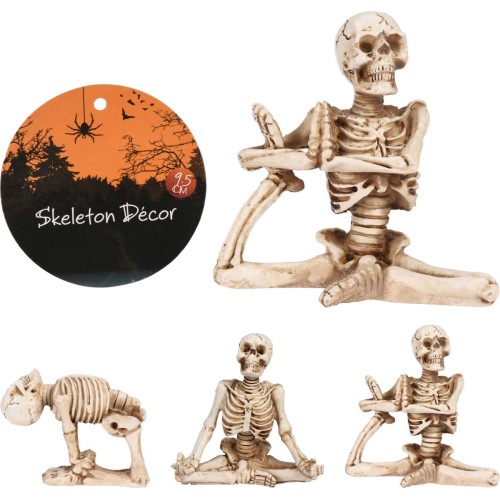 Σκελετός Yoga Halloween 9.5x9cm 3 σχέδια.