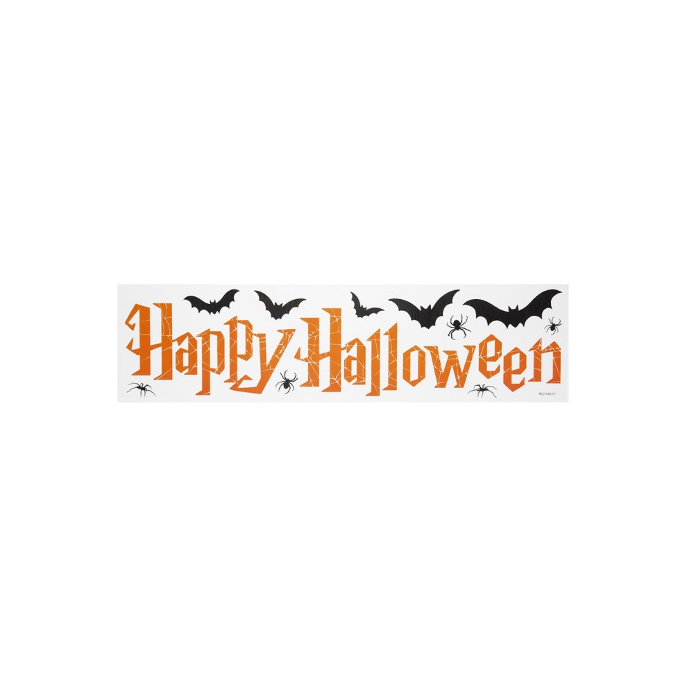Διακοσμητικά αυτοκόλλητα ¨Happy Halloween¨ σε 2 σχέδια.