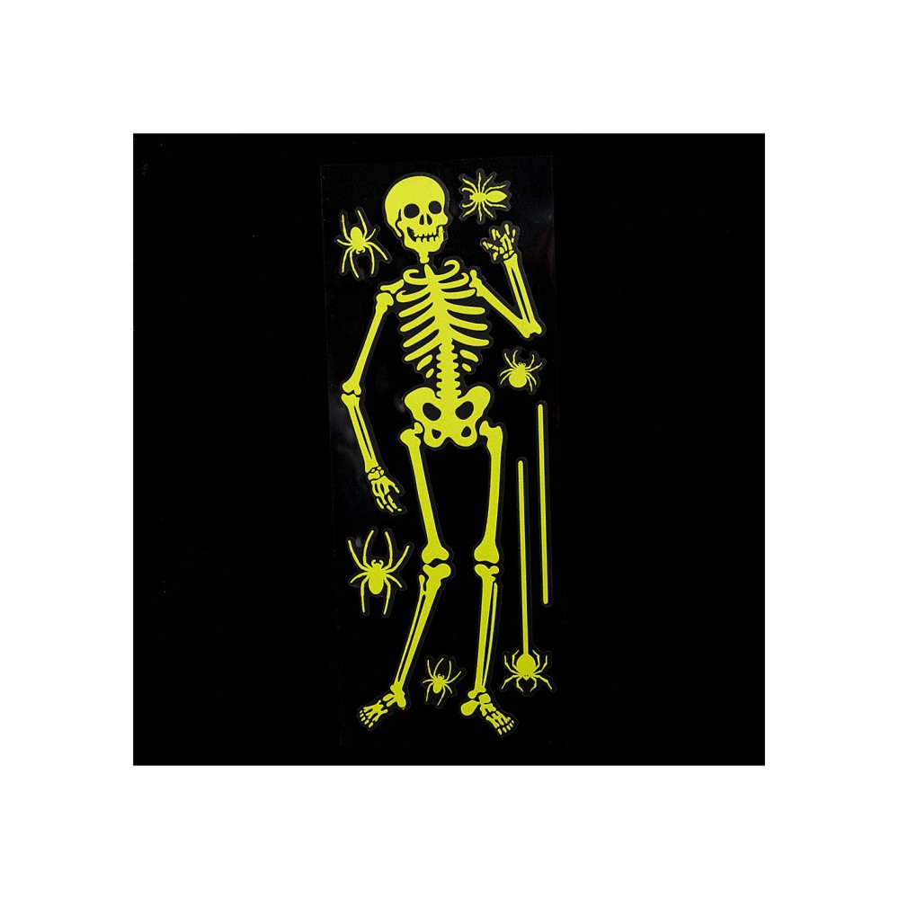 Αυτοκόλλητα Φωσφορίζοντα Halloween σε 2 σχέδια.