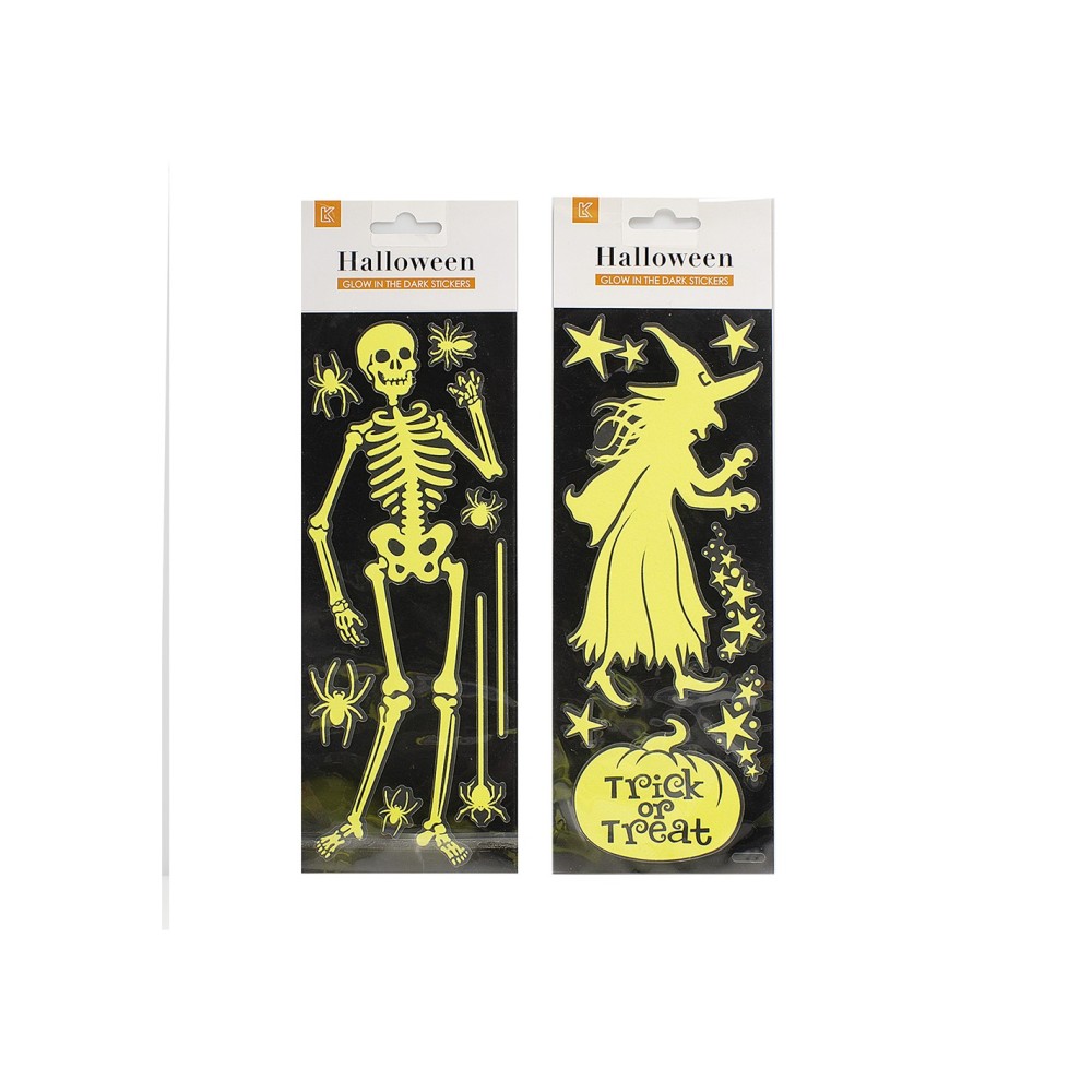 Αυτοκόλλητα Φωσφορίζοντα Halloween σε 2 σχέδια. Αυτοκόλλητα Φωσφορίζοντα Halloween σε 2 σχέδια.