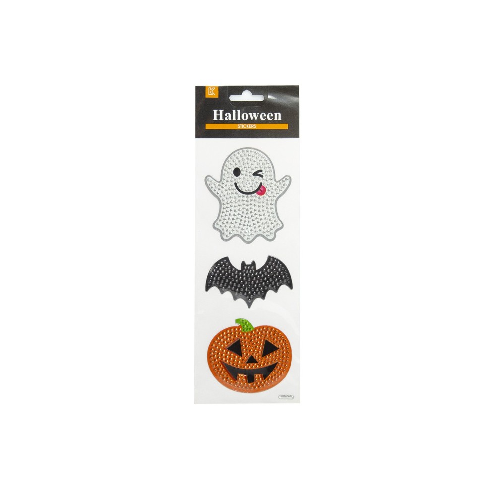 Διακοσμητικά Αυτοκόλλητα Halloween με Στρας 30,5Χ10,5εκ. Διακοσμητικά Αυτοκόλλητα Halloween με Στρας 30,5Χ10,5εκ.