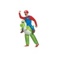 Στολή Ενηλίκων Mario Riding Yoshi Φουσκωτή Στολή Ενηλίκων Mario Riding Yoshi Φουσκωτή