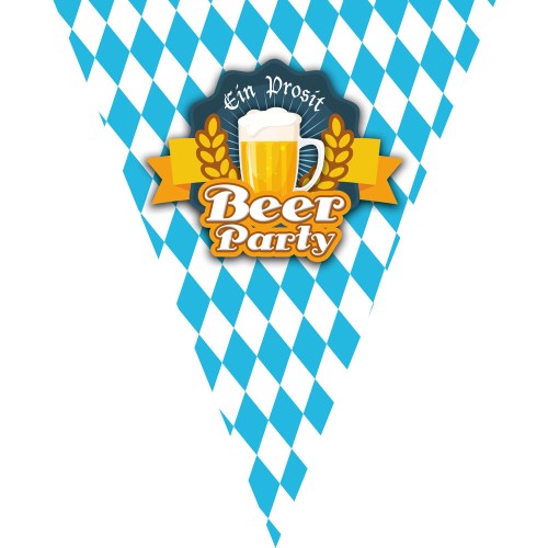 Διακοσμητική Γιρλάντα Σημαιάκια Beerfestival 5m Διακοσμητική Γιρλάντα Σημαιάκια Beerfestival 5m