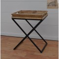 Ξύλινο τραπέζι με δίσκο 55x45cm Ξύλινο τραπέζι με δίσκο 55x45cm