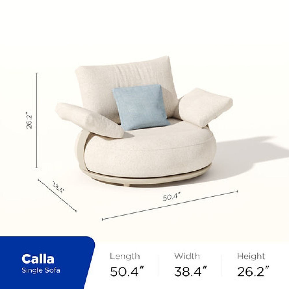 Calla 2C Lounge Set 5 τεμαχίων