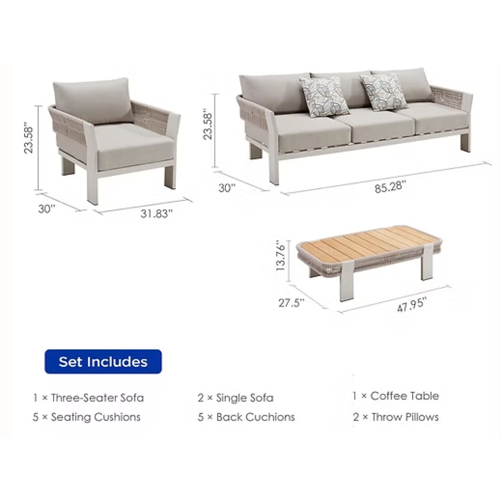Σαλόνι Borromeo-3 Lounge Set