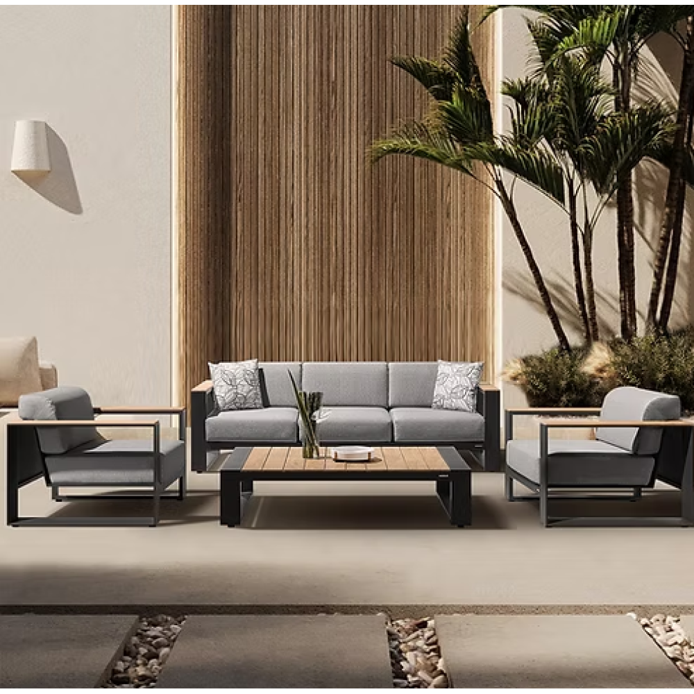 Cambusa-3* Lounge Set σαλόνι κήπου αλουμινίου
