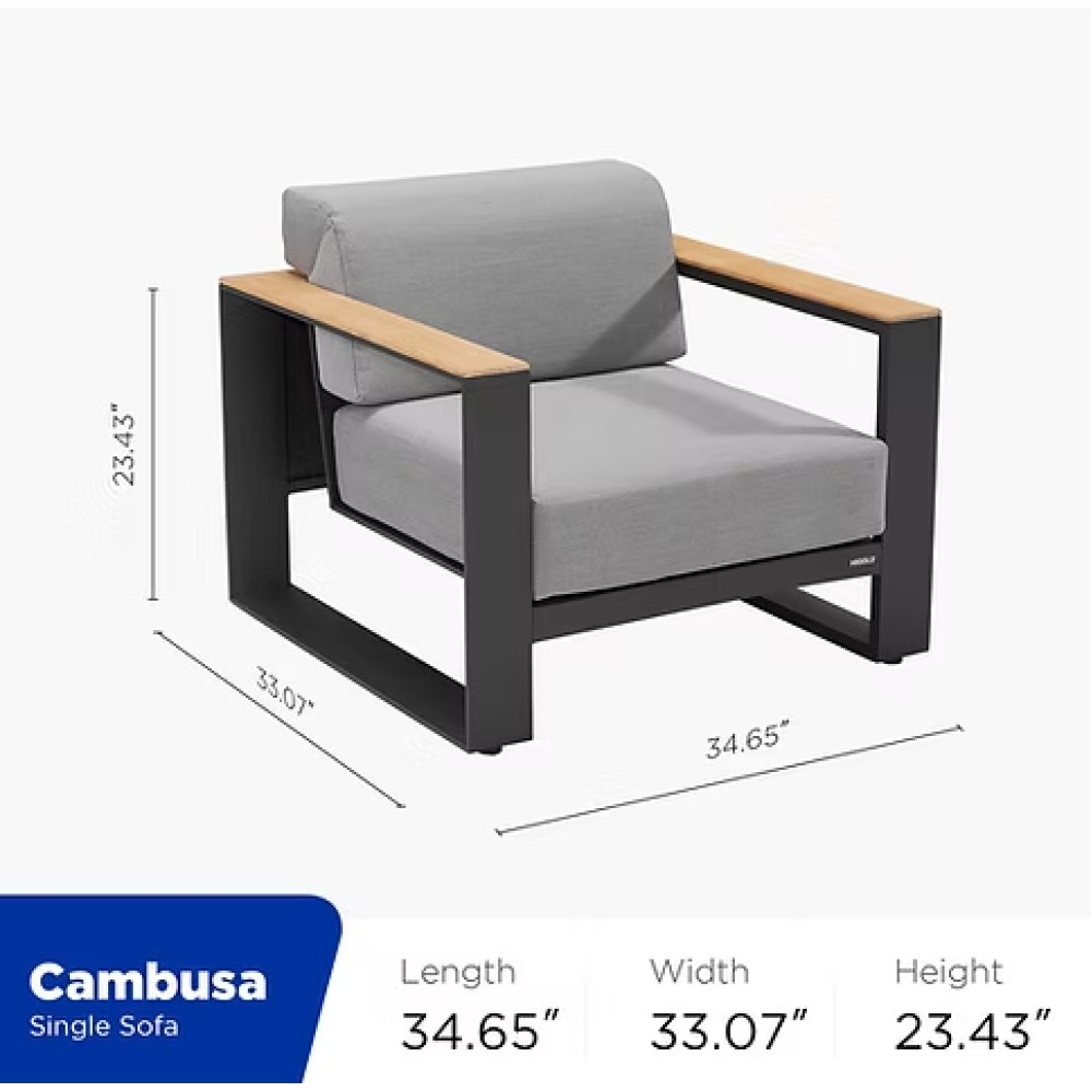 Cambusa-3* Lounge Set σαλόνι κήπου αλουμινίου
